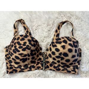Honey Birdette VEGAS💧🖤 Leopard Jaguar Swim Push Up 32D